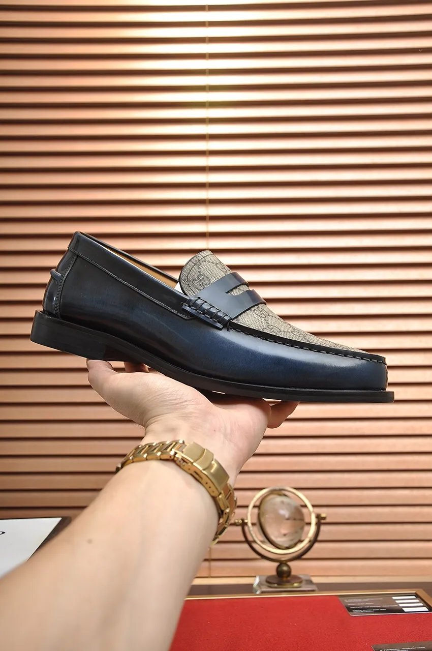 Men's shoes💰560💶Italy's top luxury men's shoe giant (GUCCI) (Gucci) (full cowhide lining) new arrival🍃Original European style🔰 Pleasant to the eye😍In order to make the shoes more durable and non-deformable🌀The production continues to follow traditional methods but there is still no lack of innovation💪Choose original sheepskin for the leather♻️ Smooth and natural And extra bright ⭐Made of imported cowhide, the first choice of rich people 38-45 (45 customized)